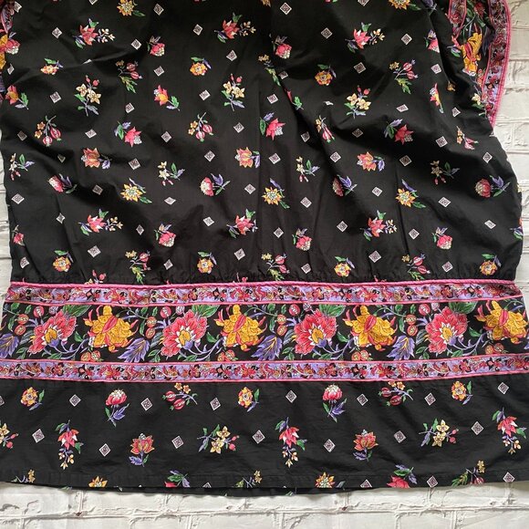 Vintage 1980s Kaftan Style Dress / MuuMuu - Picture 6 of 7